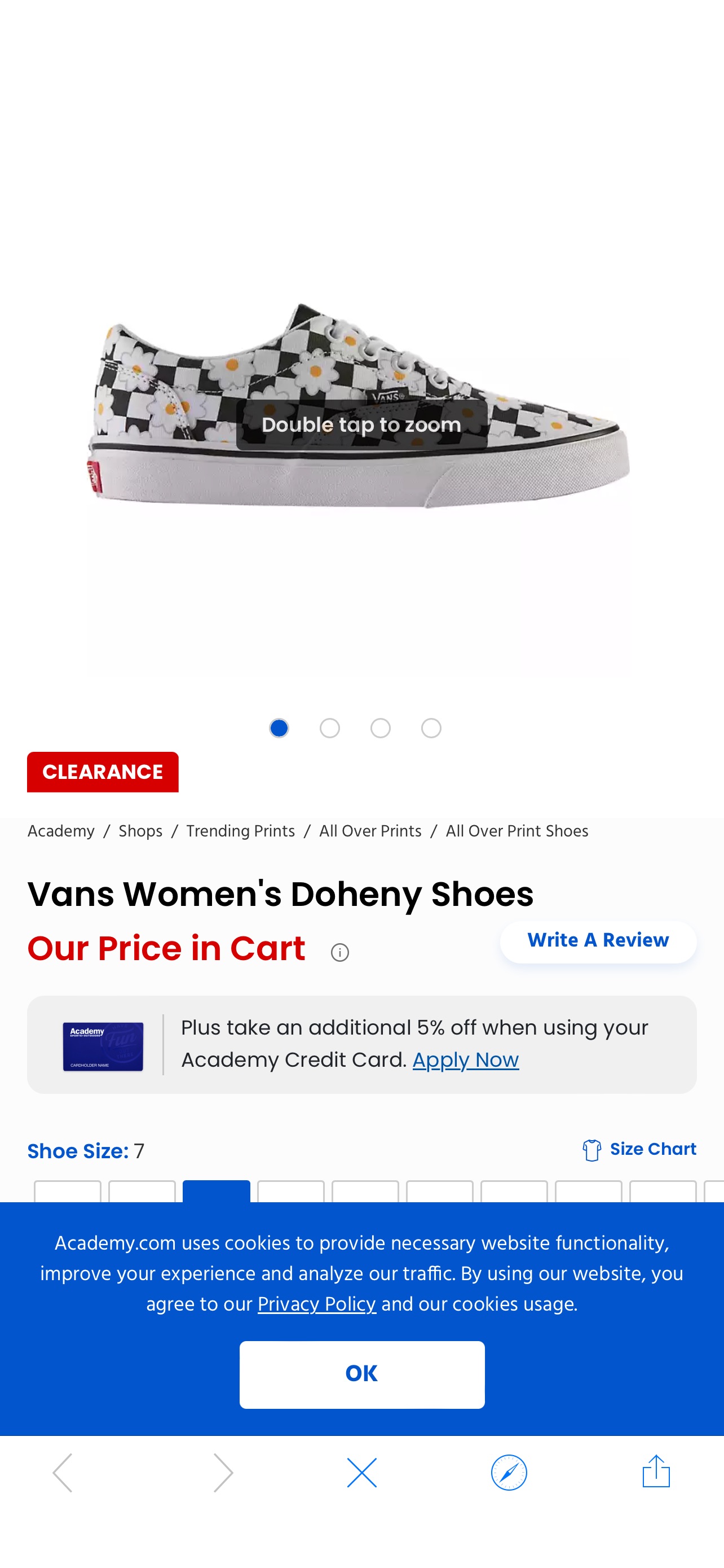 Vans Women's Doheny Shoes | Academy