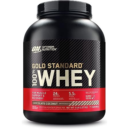 Gold Standard 100% Whey Protein Powder, Chocolate Malt, 5 Pound