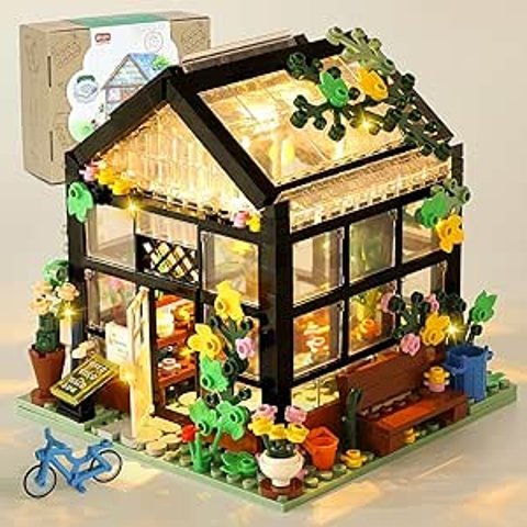 OKKIDY Toys Flower House Building Set,