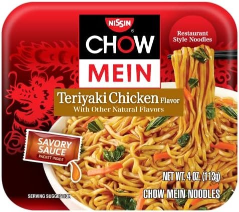 Chow Mein Teriyaki, Chicken, 4 Ounce (Pack of 8)