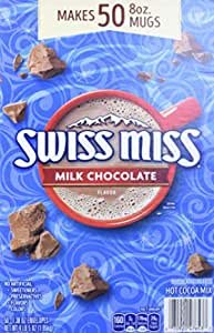 Swiss Miss Milk Chocolate Hot Cocoa Mix Packets - 50 ct, 69 Ounce