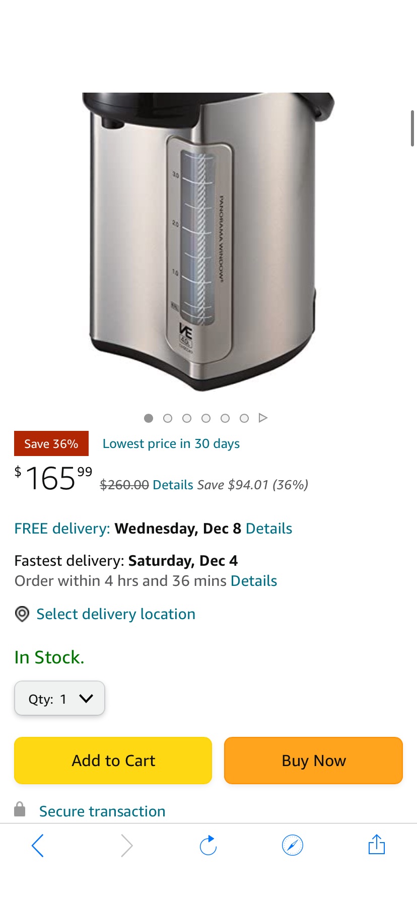 Amazon.com: Zojirushi America Corporation Hybrid Water Boiler and Warmer, 4-Liter, 象印电热水壶）Stainless Dark Brown : Home & Kitchen