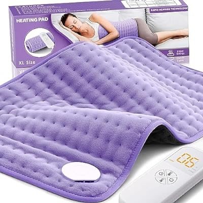 Glamigee Heating Pad for Back Pain Cramps Relief