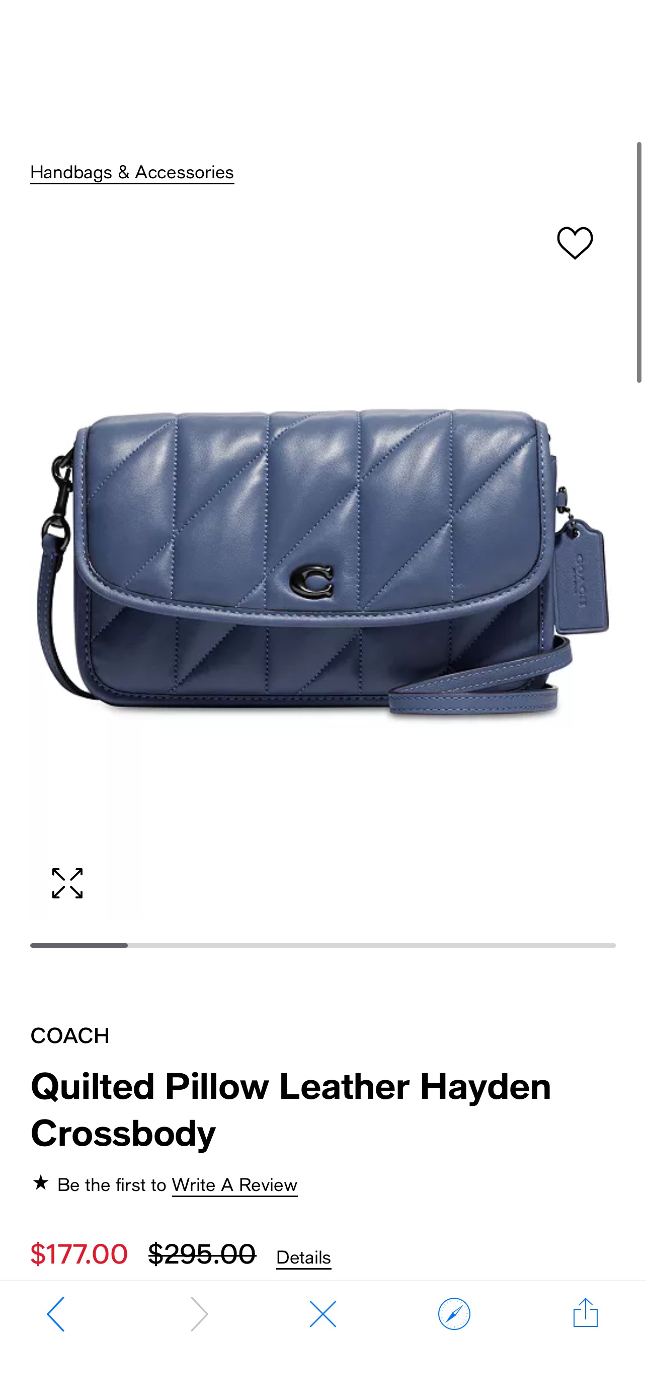COACH Quilted Pillow Leather Hayden Crossbody & Reviews - Handbags & Accessories - Macy's