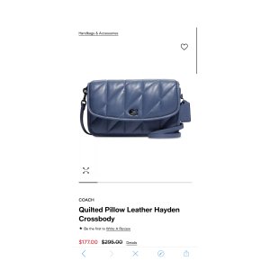 $177 COACH Quilted Pillow Leather Hayden Crossbody & Reviews - Handbags & Accessories - Macy s