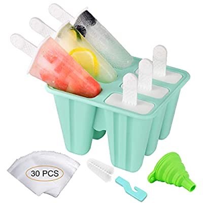Morfone 6 Pieces Reusable Kids Popsicle Tray Holder