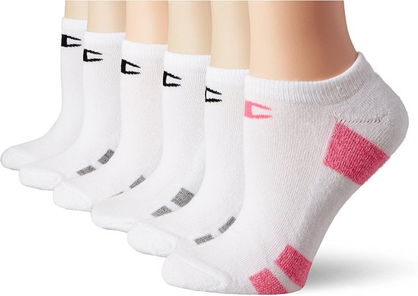 Champion Women's No Show Performance Socks, 6 and 12-Pair Packs Available