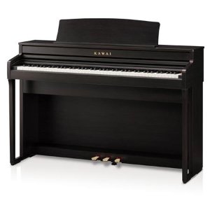 Kawai CA49 88-Key Grand Feel Compact Digital Piano with Bench