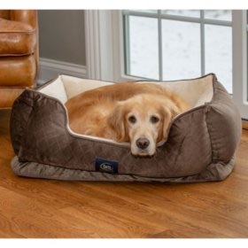 Serta Perfect Sleeper Orthopedic Cuddler Pet Bed, 34" x 24" (Choose Your Color) - Sam's Club 寵物床墊