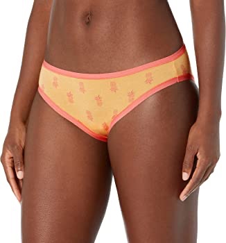 Amazon.com: Amazon Essentials Women's Cotton Bikini Brief Underwear, Pack of 6, Pineapple, Large : Clothing, Shoes & Jewelry