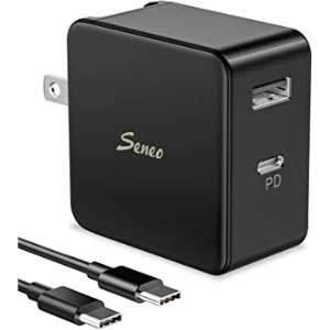 USB C Charger, Seneo 65W PD Charger [GaN Tech] Type C Fast Charging Adapter