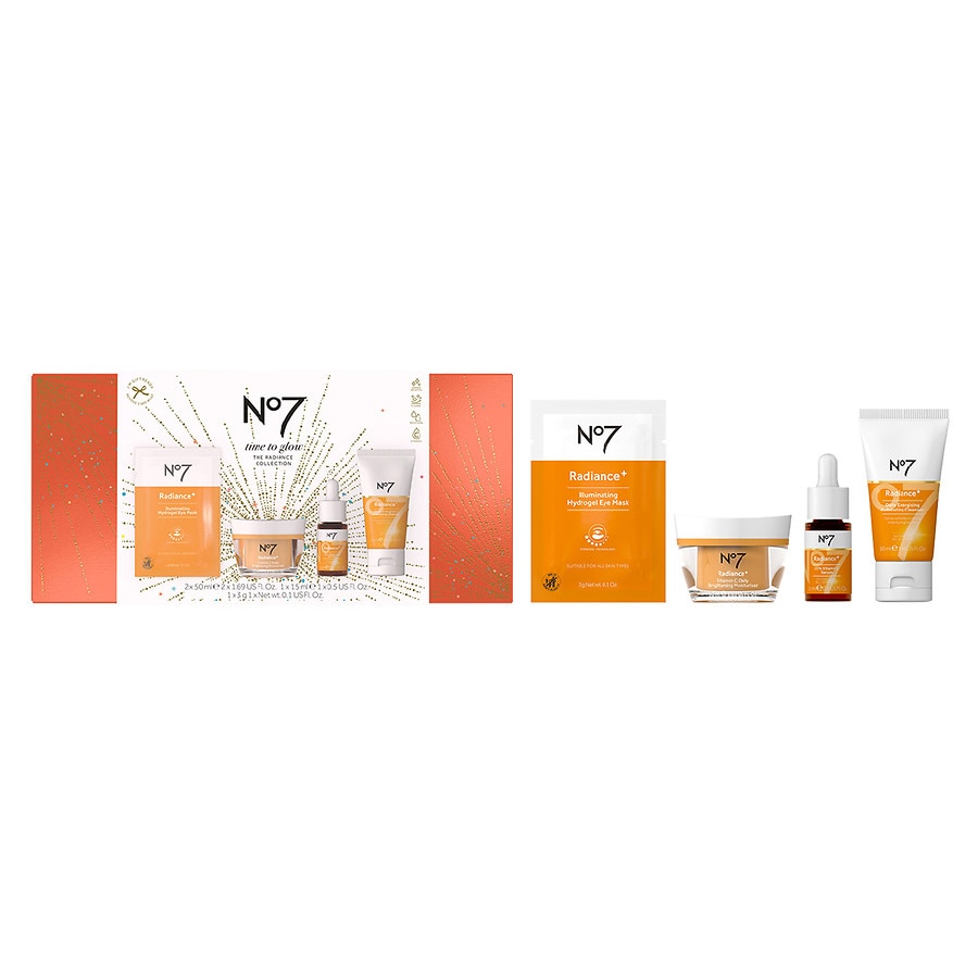No7 Time to Glow Radiance+ Collection Gift Set | Walgreens