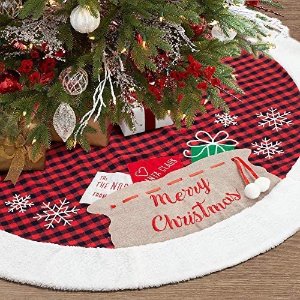 S-DEAL 48 Inches Christmas Tree Skirt