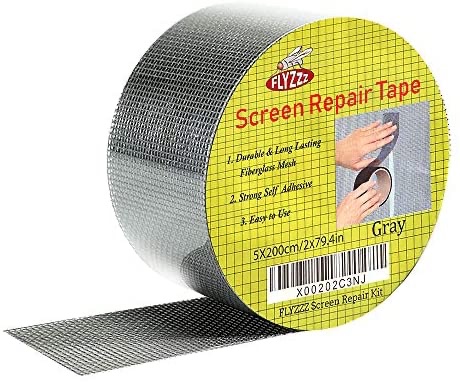 FLYZZZ Window胶布 Screen Repair Kit Tape, 79.4 in Waterproof Screen Repair Tape, 3-