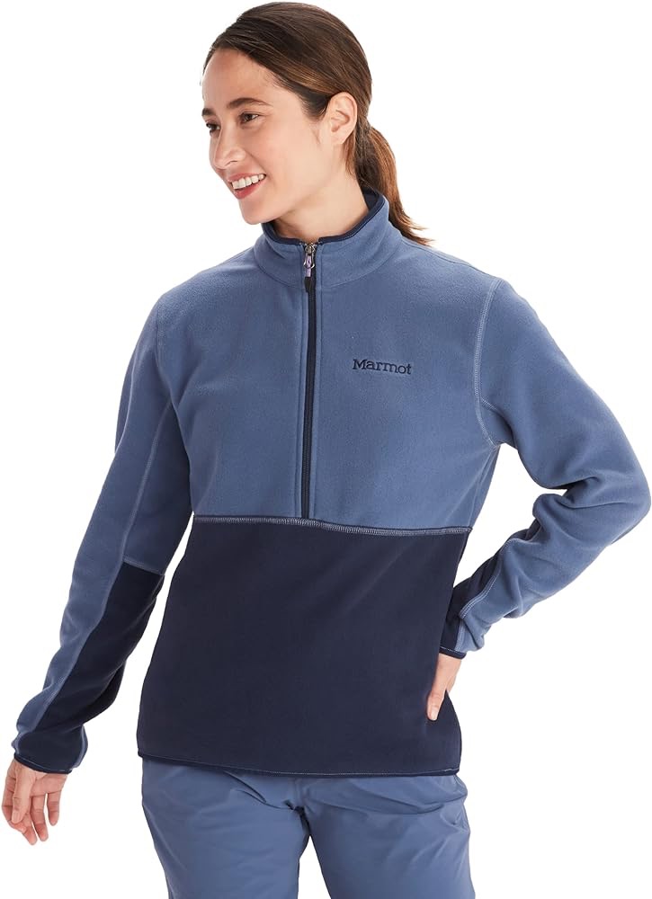 Amazon.com: MARMOT Women's Rocklin 1/2 Zip -Fleece Pullover -Jacket, Black, Medium : Clothing, Shoes & Jewelry