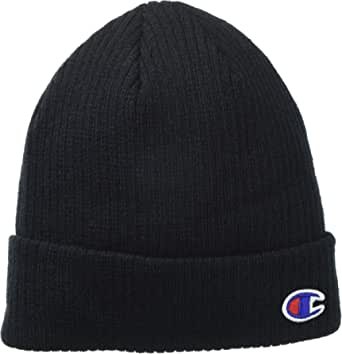 Champion Logo 黑色款针织帽超好价