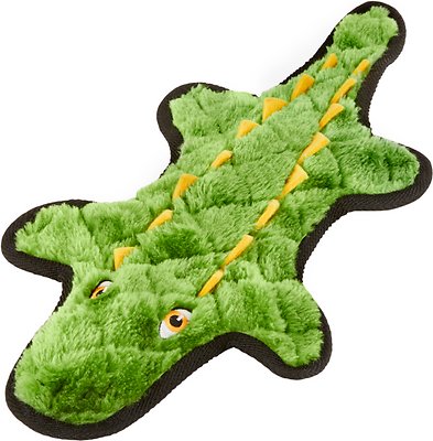 Frisco Flat Plush Squeaking Alligator Dog Toy 狗狗超可爱玩具