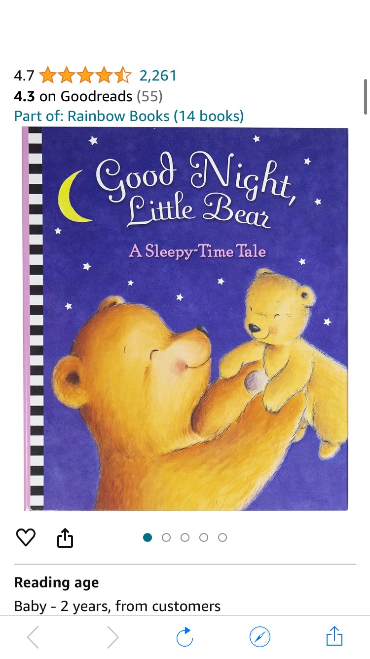 童書Good Night, Little Bear - A Sleepy-Time Tale: Edited by Sequoia Children's Publishing, Edited by Sequoia Children's Publishing, Jenny Palmer: 9781642690408: Amazon.com: Books