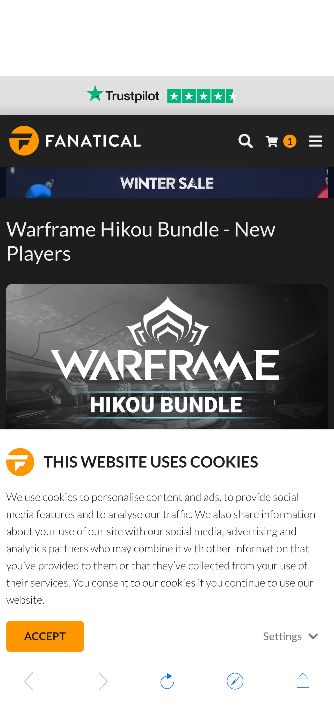 Warframe Hikou Bundle - New Players | PC Game | Fanatical