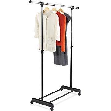 GAR-01124 Expandable Garment Rack, Chrome/Black @ Amazon