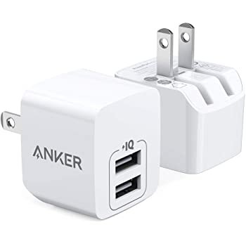 Anker PowerPort mini Dual Port 12W Wall Charger 2-pack