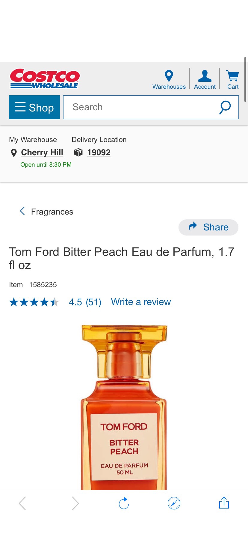 Tom Ford Bitter Peach Eau de Parfum 苦桃