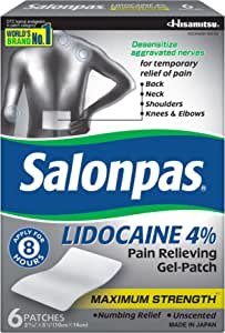 Salonpas 缓解关节、肌肉酸痛凝胶贴片 6片