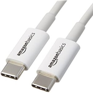 AmazonBasics USB-C转USB-C 2.0 10件装 充电线 1.8m