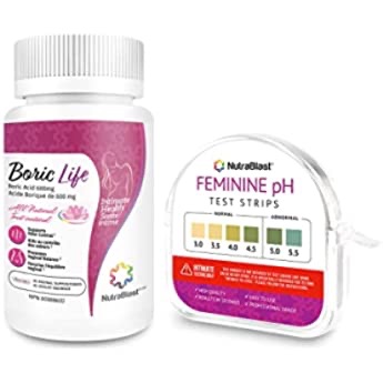 NutraBlast Boric Acid Vaginal Suppositories - 100% Pure Made in USA - Boric Life Intimate Health Support (30 Count) : Amazon.ca: Health & Personal Care