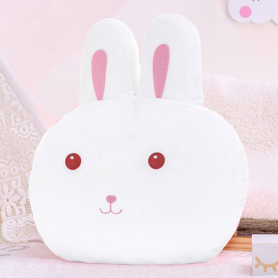 Amazon.com: Lazada Bunny Kids Pillow Plush Rabbit Toddlers Bunny Gifts for Girl White 15 Inches : Toys & Games