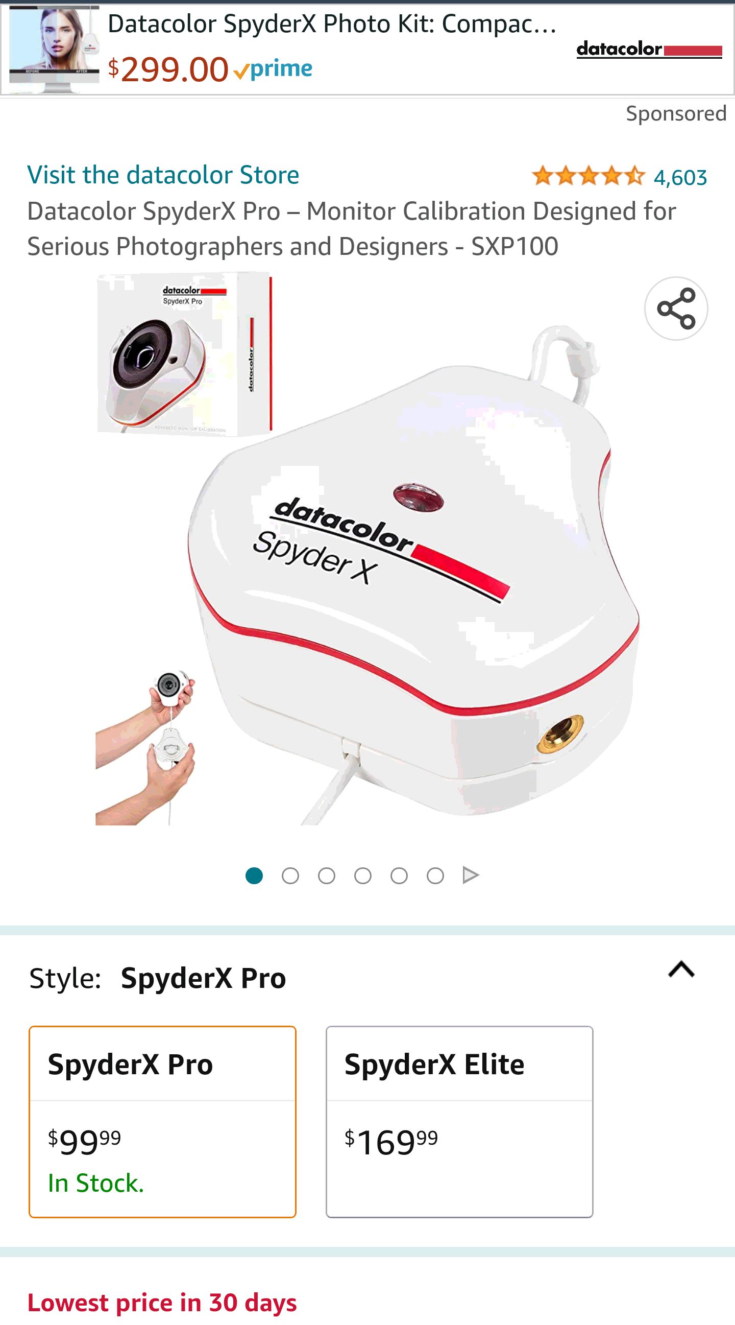 Amazon.com : Datacolor SpyderX Pro