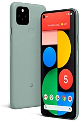Google Pixel 5-5G Android Phone - Water Resistant - Unlocked Smartphone with Night Sight and Ultrawide Lens - Sorta Sage智能手机