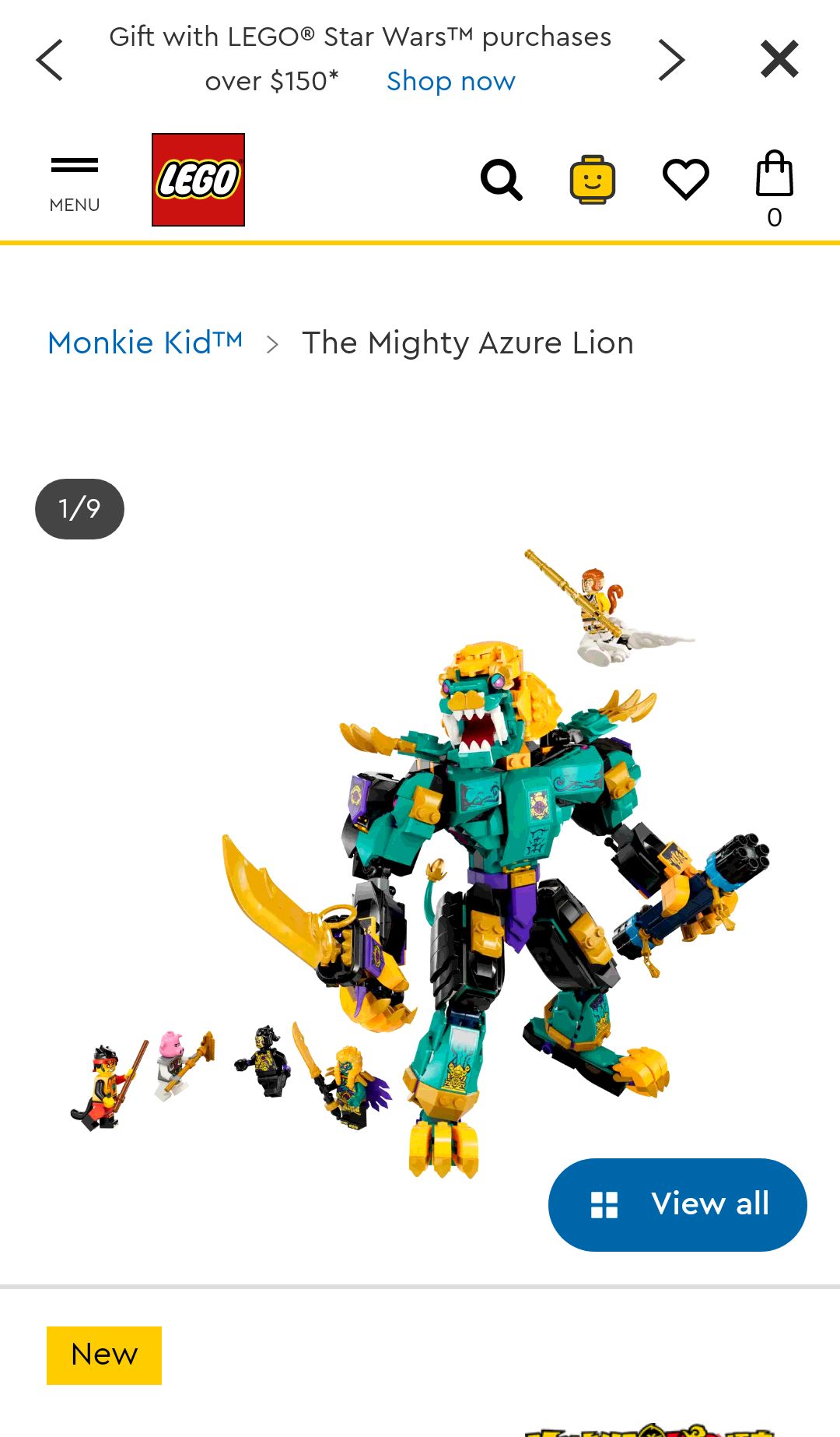 The Mighty Azure Lion 80048 | Monkie Kid™ | Buy online at the Official LEGO® Shop US