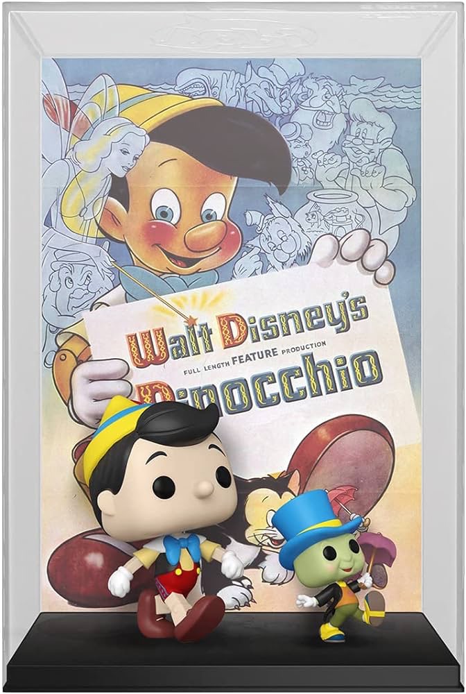 Amazon.com: Funko Pop! Movie Poster: Disney 100 - Pinocchio, Pinocchio & Jiminy Cricket : Funko: Toys & Games