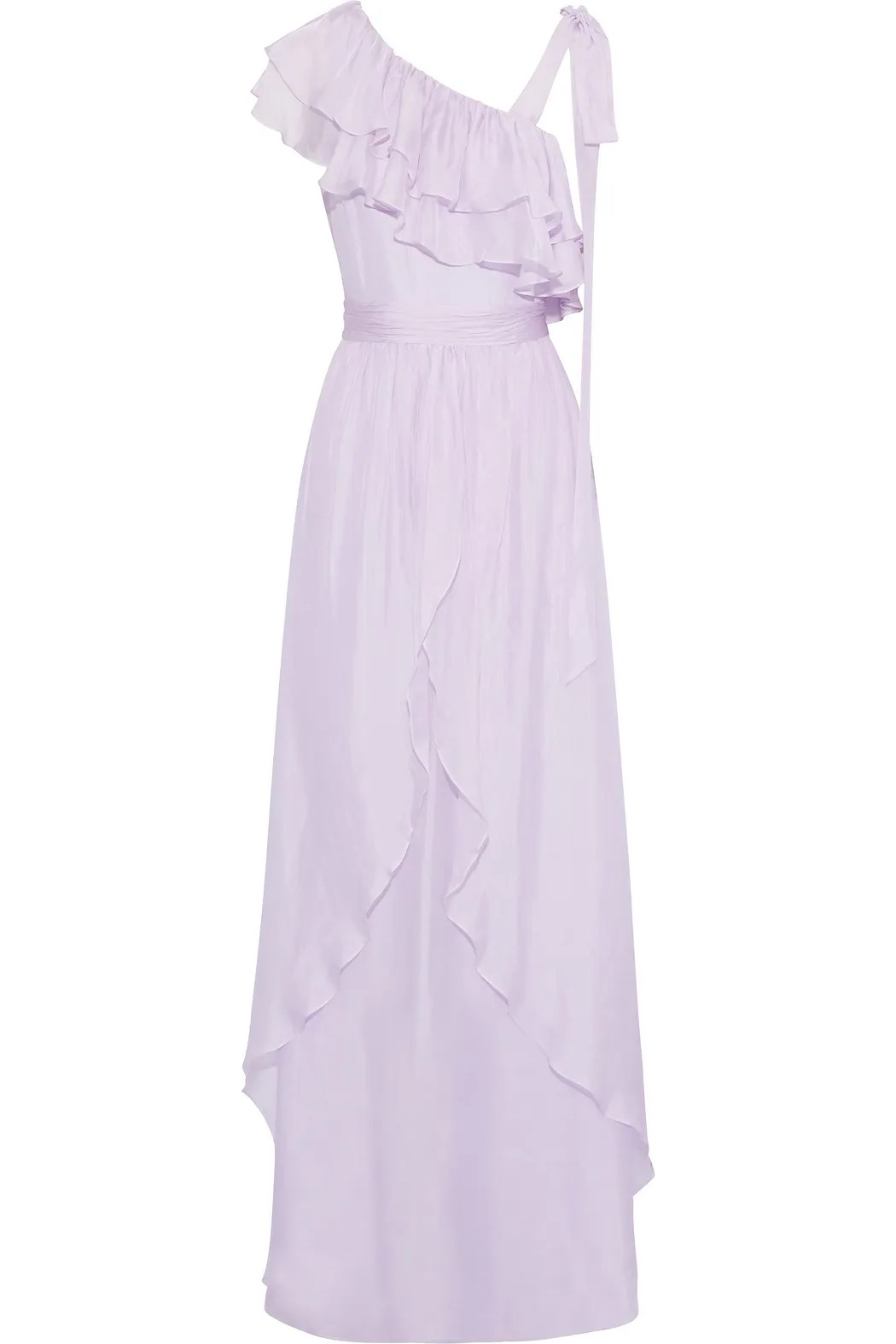 Lilac Susanna bow-detailed ruffled organza gown | Sale up to 70% off | THE OUTNET | RACHEL ZOE | THE OUTNET清仓特价
