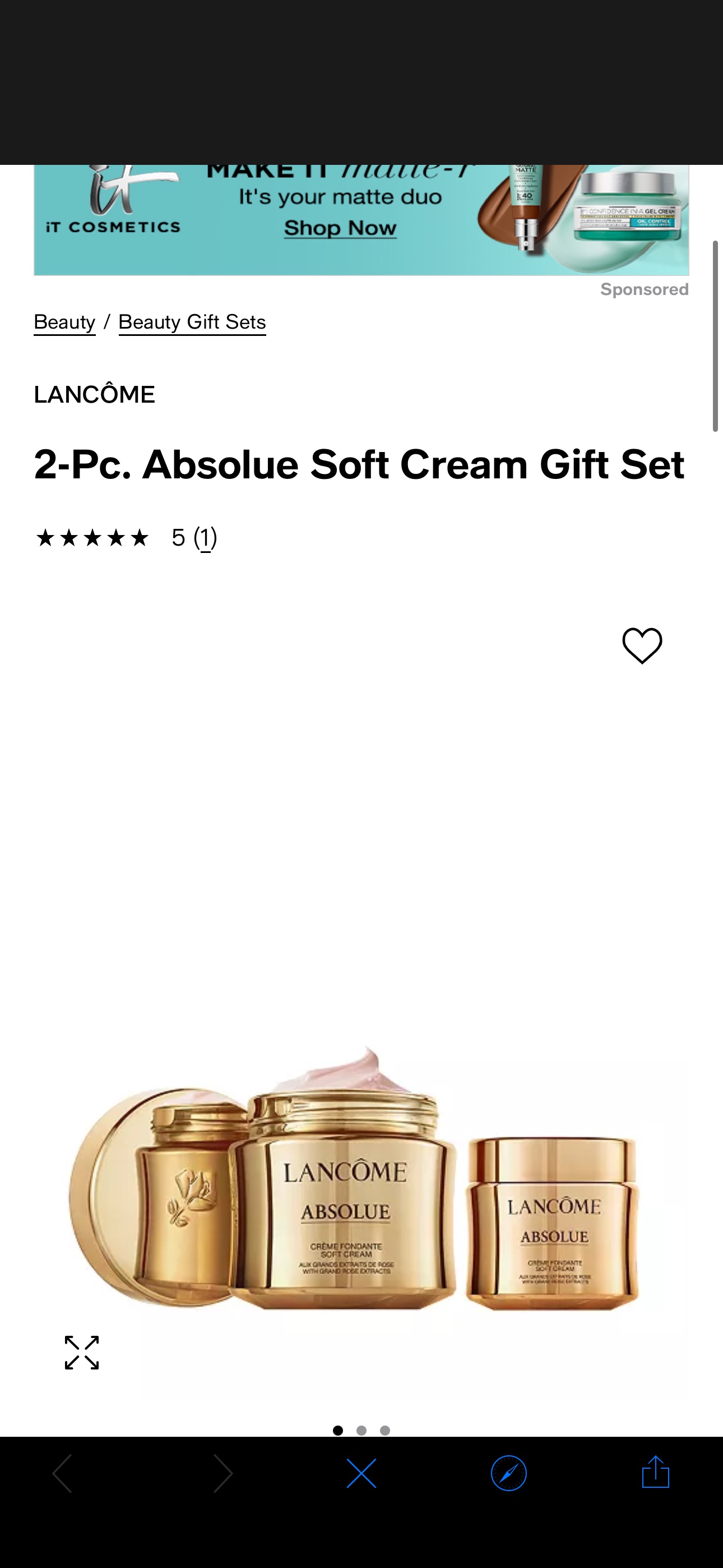 Lancôme 2-Pc. Absolue Soft Cream Gift Set - Macy's