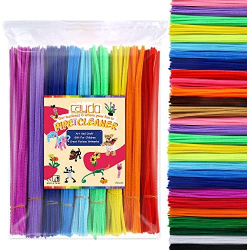 Caydo 700 Pieces Colors Pipe Cleaners for DIY Craft Christmas Decoration, Children’s Craft Supplies (6 mm x 12 inch): Arts, Crafts & Sewing扭扭棒