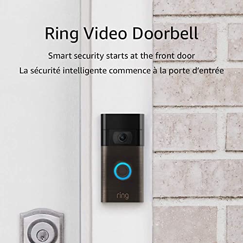 Ring Video Doorbell – 1080p HD video, improved motion detection, easy installation (2020 release)