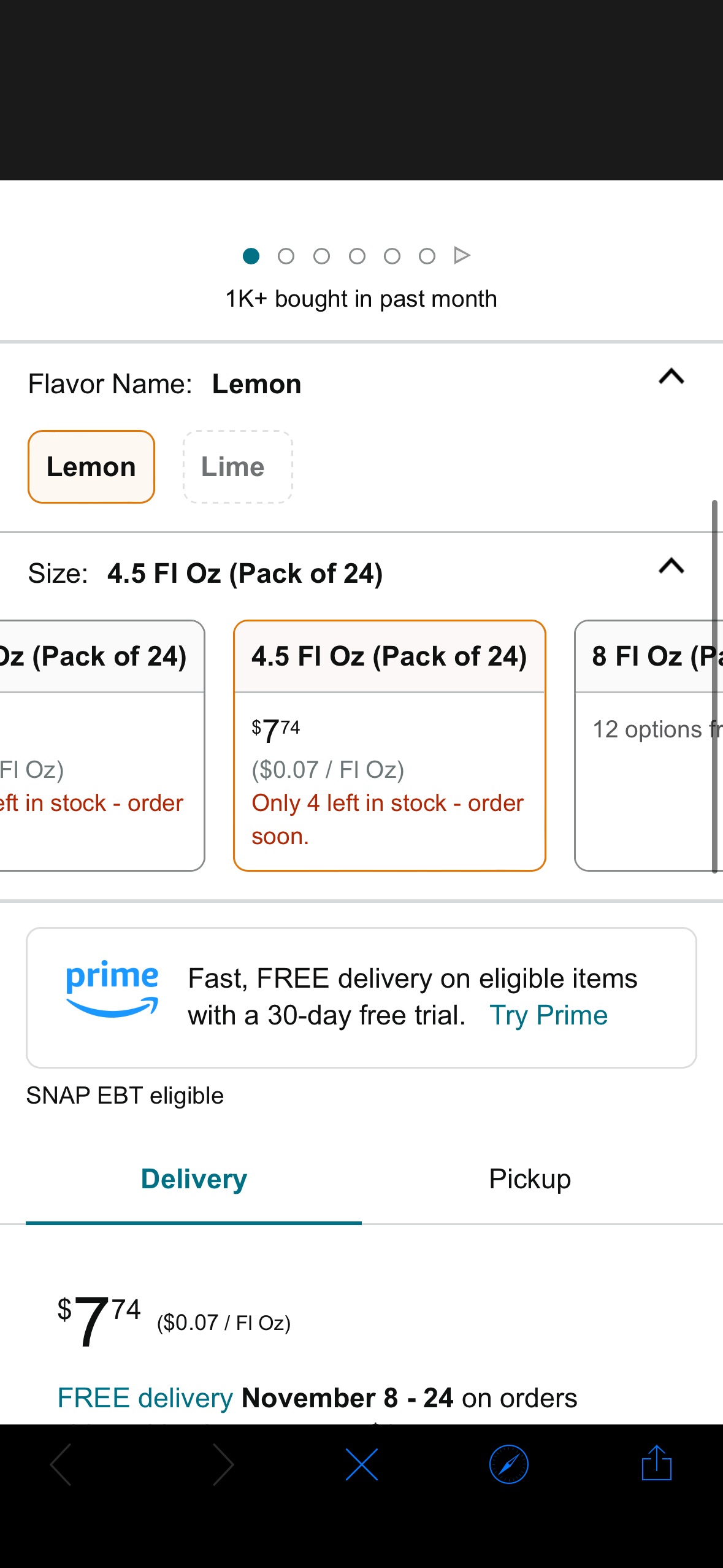 Amazon.com : ReaLemon 100% Lemon Juice, 4.5 Fluid Ounce Bottle (Pack of 24) : Grocery & Gourmet Food