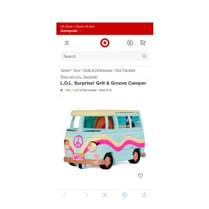$20 L.o.l. Surprise! Grill & Groove Camper : Target为