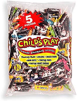 Tootsie Roll Child's Play Favorites Candy Variety Mix Bag,5 Lb