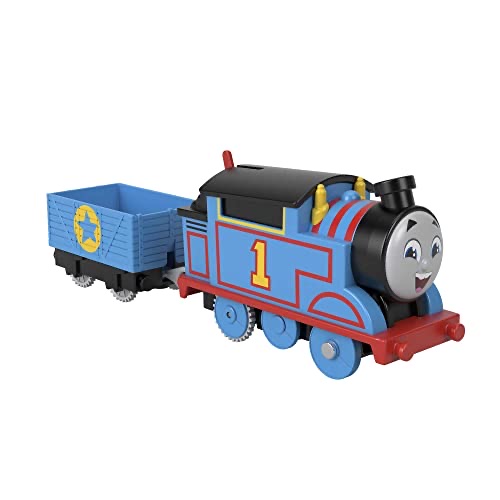 Thomas & Friends Motorized Toy Train Thomas Battery-Powered Engine with Cargo for Preschool Pretend Play Ages 3+ Years B09C1KNLDH
