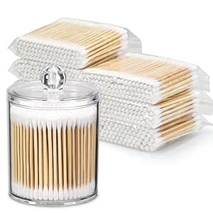 700 Count Cotton Swabs with 1 Dispenser Holder