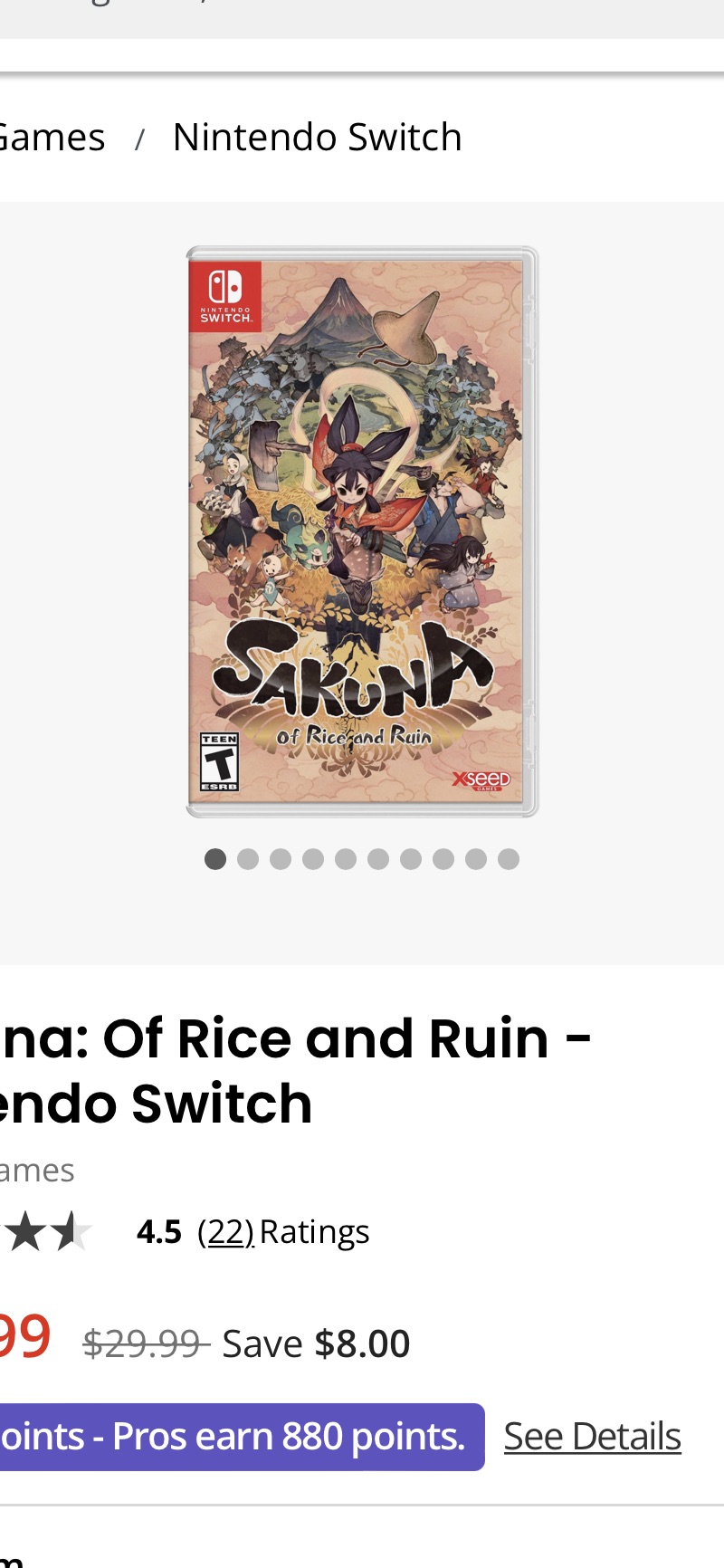 天穗之咲稻姬 Sakuna: Of Rice and Ruin - Nintendo Switch | Nintendo Switch | GameStop