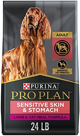 Amazon.com: Purina Pro Plan Sensitive Skin and Sensitive Stomach Dog Food Lamb and Oat Meal Formula - 24 lb. Bag