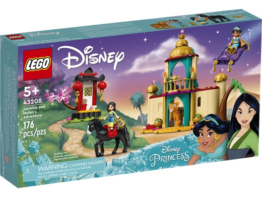 LEGO Jasmine and Mulan’s Adventure 43208 | Disney™ | 新品茉莉和木兰的冒险