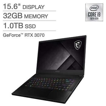 GS66 Stealth Laptop (i9-10980HK, 3070, 240Hz, 32GB, 1TB)