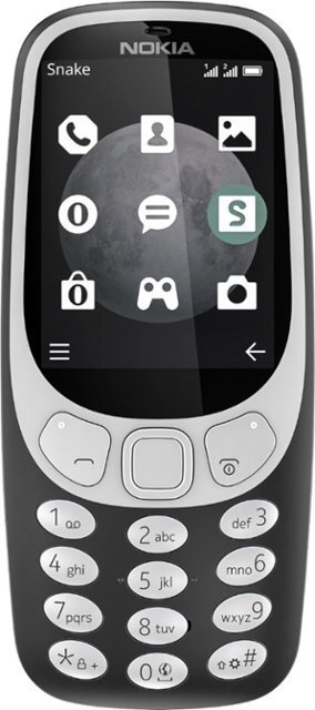 3310 Cell Phone (Unlocked) - Charcoal