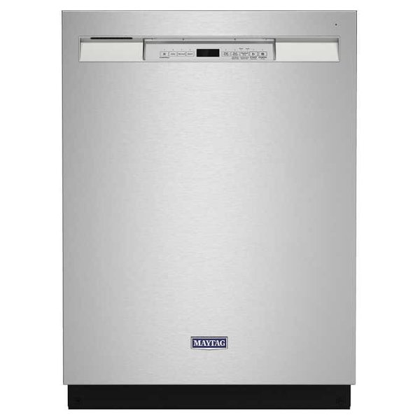 Maytag Front Control Dishwasher with Dual Power Filtration