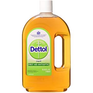 Amazon.com: Dettol Original First Aid Antiseptic Liquid 25.35 oz (Pack of 3): Health & Personal Care消毒水